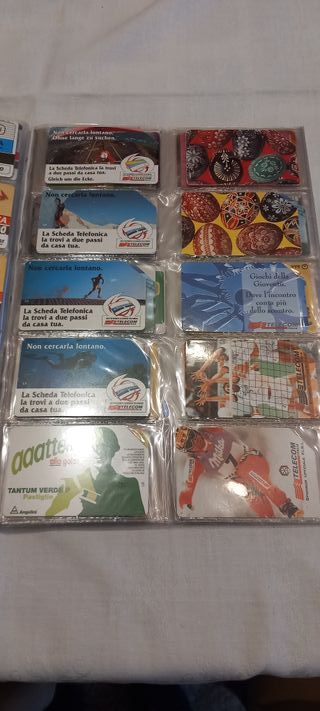 Raccolta carte telefoniche Telecom Italia