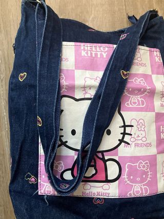 Bolso Hello Kitty azul y rosa