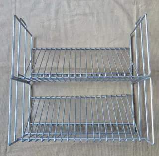 2 Estantes apilables para Cajas CD