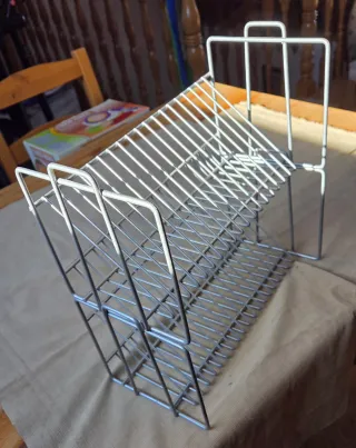 2 Estantes apilables para Cajas CD