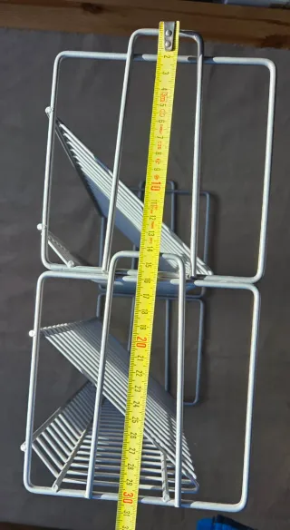 2 Estantes apilables para Cajas CD