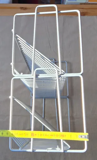 2 Estantes apilables para Cajas CD