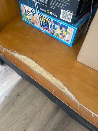 Aparador vintage rustico nero in legno