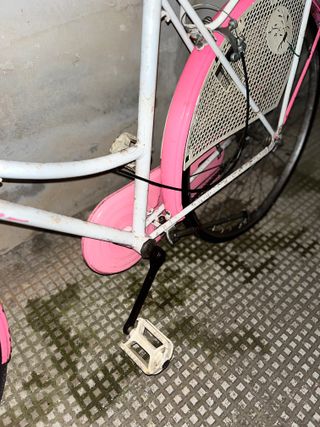 Bici Passeggio Vintage Bianca e Rosa