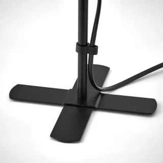 Lámpara de mesa Ikea negra y blanca 2 uds