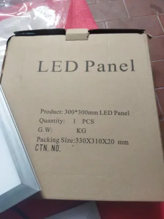 3x Pannello LED 300x300mm