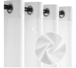 Cortinas blancas 122 x 140