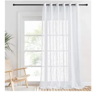 Cortinas blancas 122 x 140