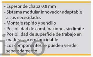 Conjunto Taller 8 Módulos S/Madera Alyco 192839