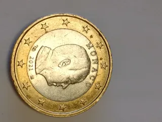 Moneda 1 Euro Mónaco 2021