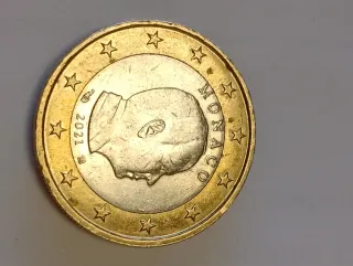 Moneda 1 Euro Mónaco 2021