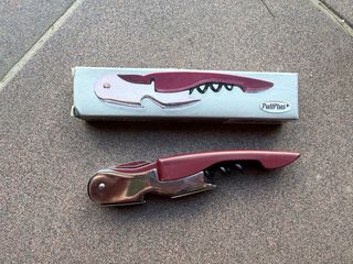 Sacacorchos PullPlus Rojo y Plateado