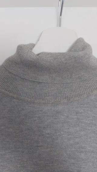 Jersey de cuello alto - Tintoretto - Gris Plateado