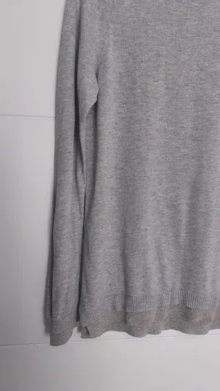 Jersey de cuello alto - Tintoretto - Gris Plateado