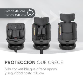 KikkaBoo Silla Coche Bebé ISOFIX 0-36kg