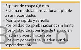 Conjunto Taller 5 Módulos S/Acero Inox Alyco