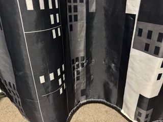 Cortina de baño con barra