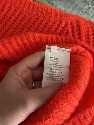 Maglione Vicolo Taglia Unica Arancione