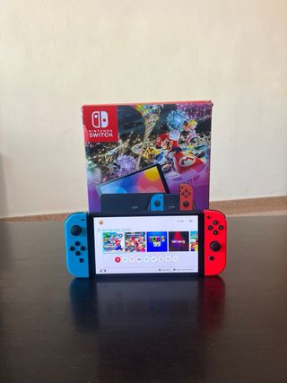 ¡NUEVA! Nintendo Switch OLED Mario Kart 8 Deluxe
