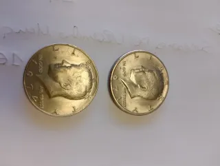 Monedas Half Dollar JFK (2 unidades)