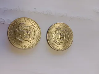 Monedas Half Dollar JFK (2 unidades)