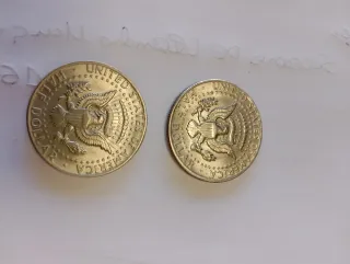 Monedas Half Dollar JFK (2 unidades)