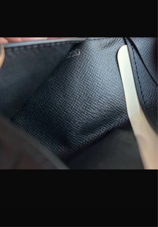 Cartera Louis Vuitton Billetero Bolsillo Negro Gri