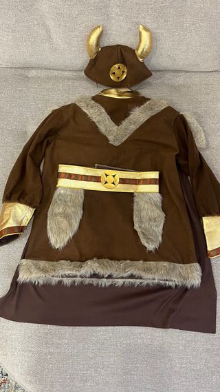 Disfraz Vikinga Niña Talla 10/ 12 años