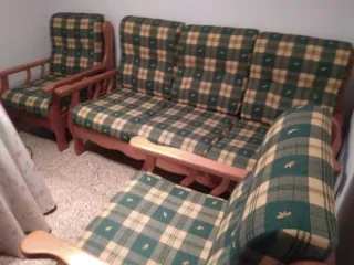 Sofá 3 plazas y 2 sillones individuales
