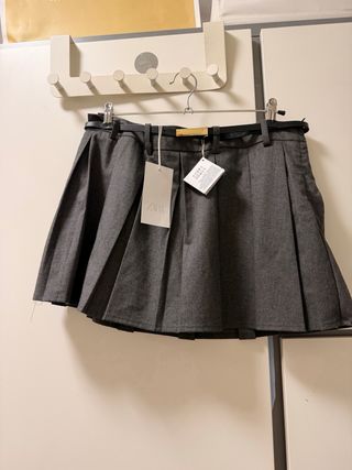 Falda pantalón Zara gris Talla L