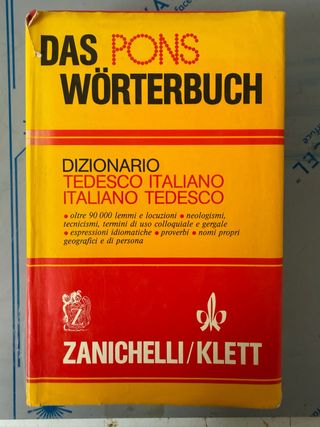 Das Pons Wörterbuch: dizionario tedesco-italian...