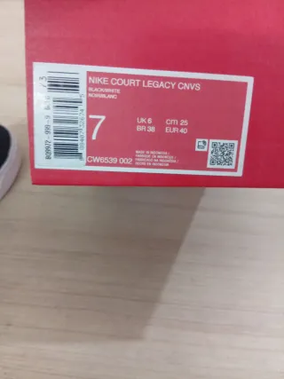 Nike Court Legacy Tg.40 Nuove Originali