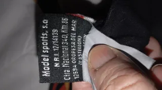 Mono deportivo IMS negro y rojo