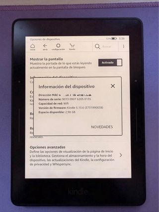 Amazon Kindle Voyage 6 Negro