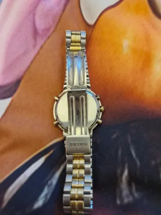 Reloj Seiko Acero Inoxidable Dorado y Plateado