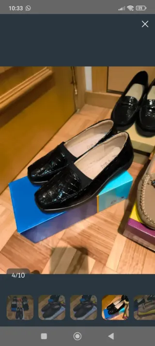 7 pares de zapatos señora Talla 38