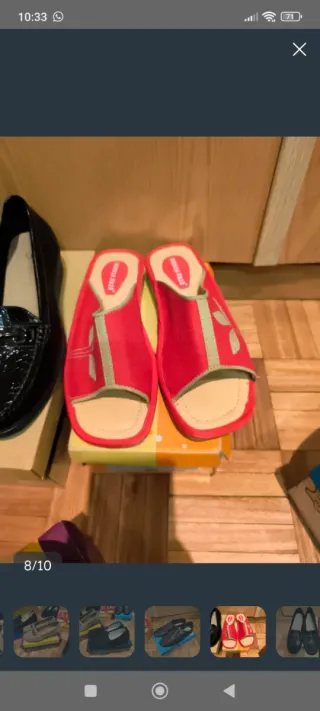 7 pares de zapatos señora Talla 38