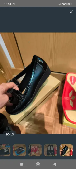 7 pares de zapatos señora Talla 38