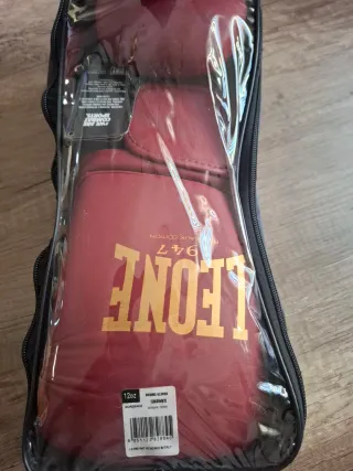 Guantes Boxeo Leone 1947 Burdeos 12oz