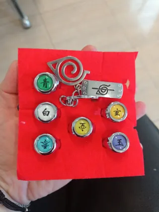 Anillos y Llavero Naruto