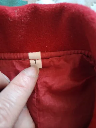 Casaco de fazenda vermelho para menina