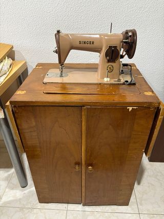 Máquina de coser Singer eléctrica vintage