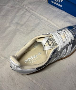 Adidas Samba Plateadas Talla 38