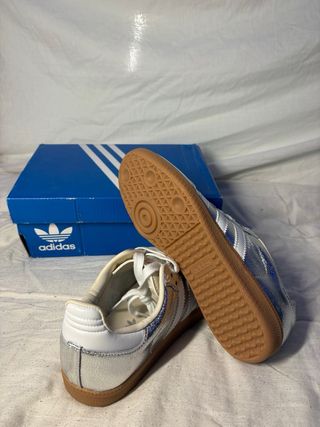 Adidas Samba Plateadas Talla 38