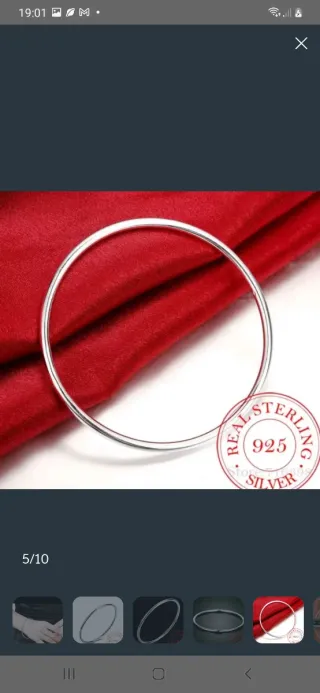 Pulsera aro plata 925