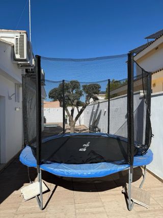 Colchoneta para trampolín con red
