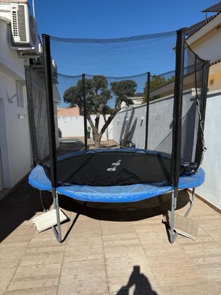 Colchoneta para trampolín con red