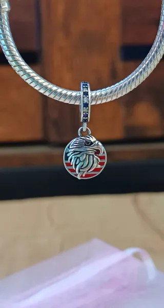 Charm Colgante | Águila Bandera USA