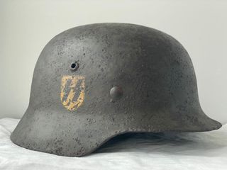 Casco Alemán M35 Waffen-SS Original