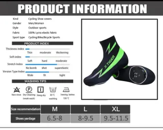 Cubre zapatillas ciclismo X-Tiger